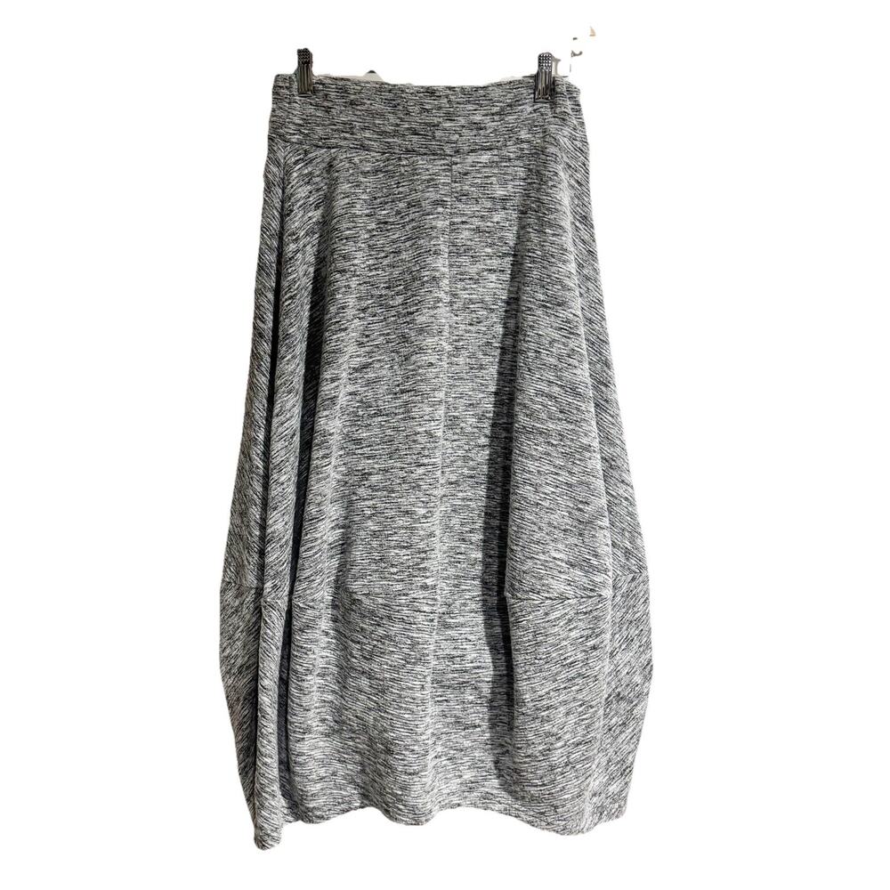 Cut Loose Women XS Heather Gray Bubble Skirt Midi